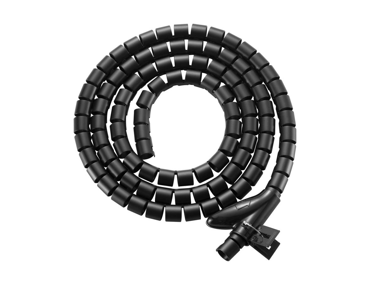 Equip Spiralkabelschlauchhülse, 2,5 m, Schwarz