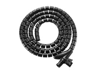 Equip Spiralkabelschlauchhülse, 2,5 m, Schwarz