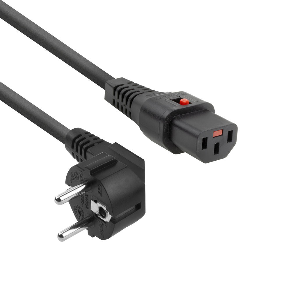 Cavo di alimentazione ACT AK5220 nero 5 m CEE7/7 connettore C13