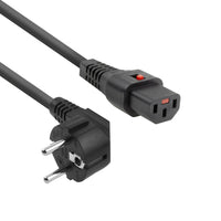 Cavo di alimentazione ACT AK5220 nero 5 m CEE7/7 connettore C13