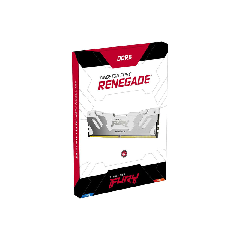 Kingston Technology FURY 64GB 6400MT/s DDR5 CL32 DIMM (2er-Kits) Renegade RGB Weiß XMP