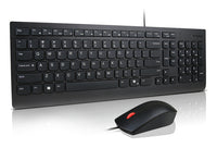 Lenovo 4X31R64434 Tastatur Maus enthalten Heimbüro USB Französisch, Deutsch, Schweiz Schwarz
