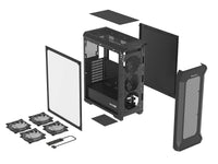 GENESIS Irid 505 ARGB Midi Tower Schwarz, Transparent