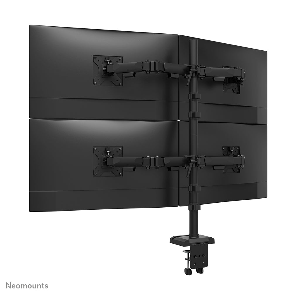 Neomounts DS60-600BL2-2 Quadruple-Monitorarm für vier Bildschirme 10-32"