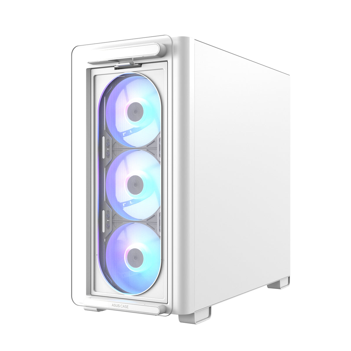 ASUS A23 PLUS TG ARGB WHITE Micro Tower Weiß