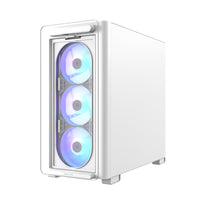 ASUS A23 PLUS TG ARGB WHITE Micro Tower Weiß