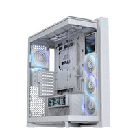 ASUS ROG CRONOX GR801 CURVE TG ARGB WHITE Midi Tower Weiß