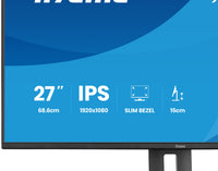 iiyama ProLite XB2797HSU-B1 Computerbildschirm 68,6 cm (27") 1920 x 1080 Pixel Full HD LED Schwarz