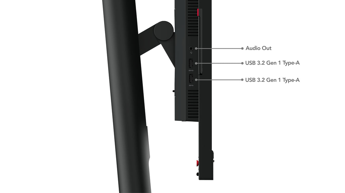 Lenovo ThinkVision T24v-30 Computerbildschirm 60,5 cm (23.8") 1920 x 1080 Pixel Full HD LED Schwarz