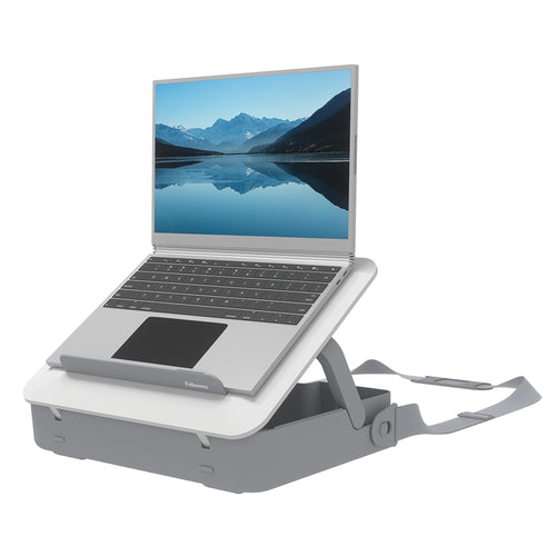 Fellowes BREYTA LAPTOP STAND CARRY CASE WHITE 35,6 cm (14") Hartschalenkoffer Weiß