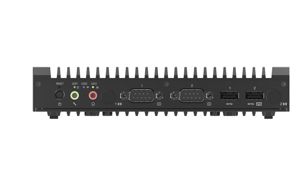 Lenovo ThinkEdge SE10 Intel Atom® x6425RE 8 Go DDR4-SDRAM 256 Go SSD Mini PC Mini-PC Noir