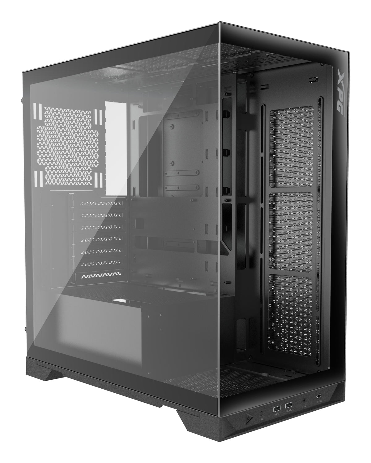 XPG INVADERXMTWOF Midi-Tower Schwarz