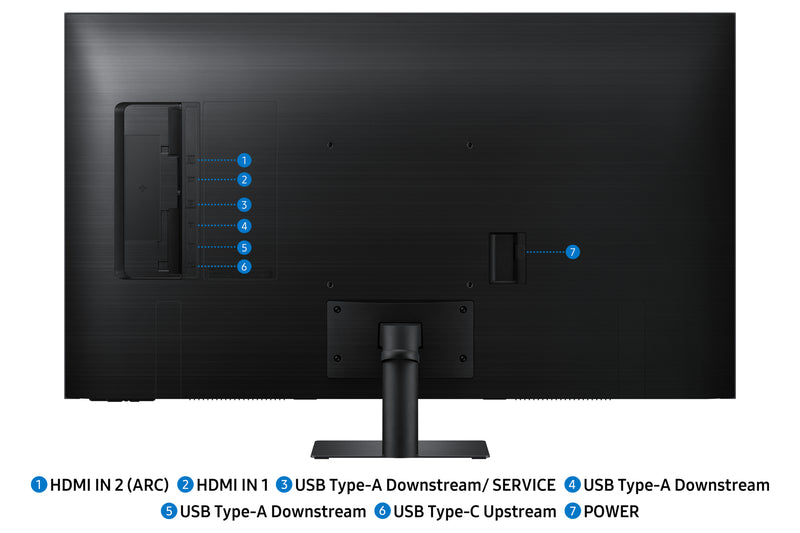 Samsung M7 43" Smart Monitor (M70F) 4K UHD 60Hz 4ms Vision AI