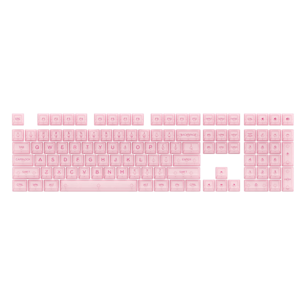 ASA Clear Printed Keycap