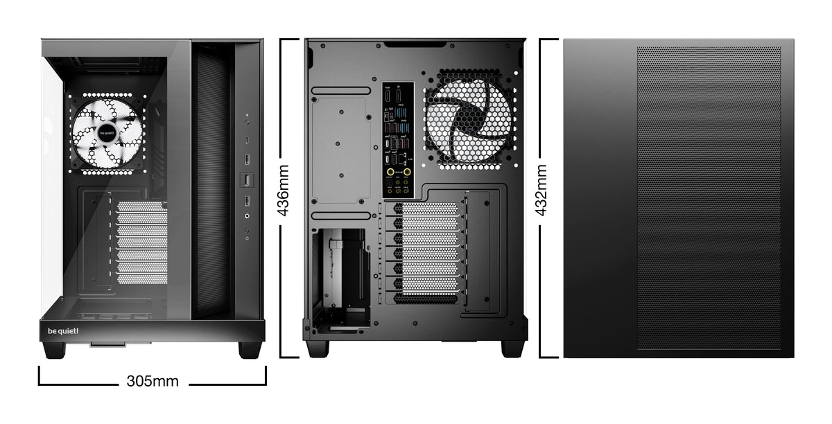 be quiet! Light Base 500 LX Black Midi Tower Schwarz