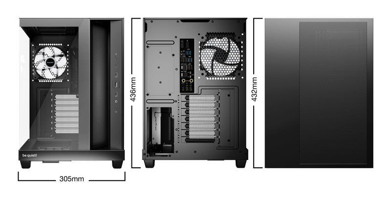 be quiet! Light Base 500 LX Black Midi Tower Schwarz