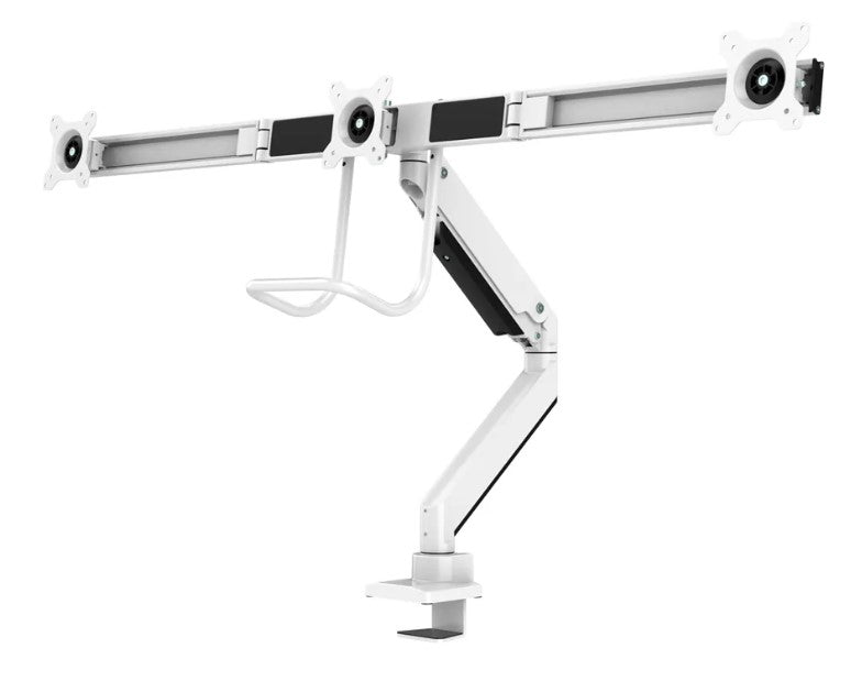 Neomounts NM-D775DX3WHITE Flachbildschirm-Tischhalterung 68,6 cm (27") Tisch/Bank Weiß