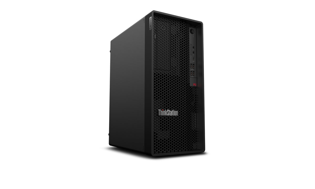 Lenovo ThinkStation P2 Tower Gen 2 Intel Core Ultra 9 285K 64 GB DDR5-SDRAM 512 GB SSD NVIDIA GeForce RTX 5060 Windows 11 Pro Arbeitsstation Schwarz