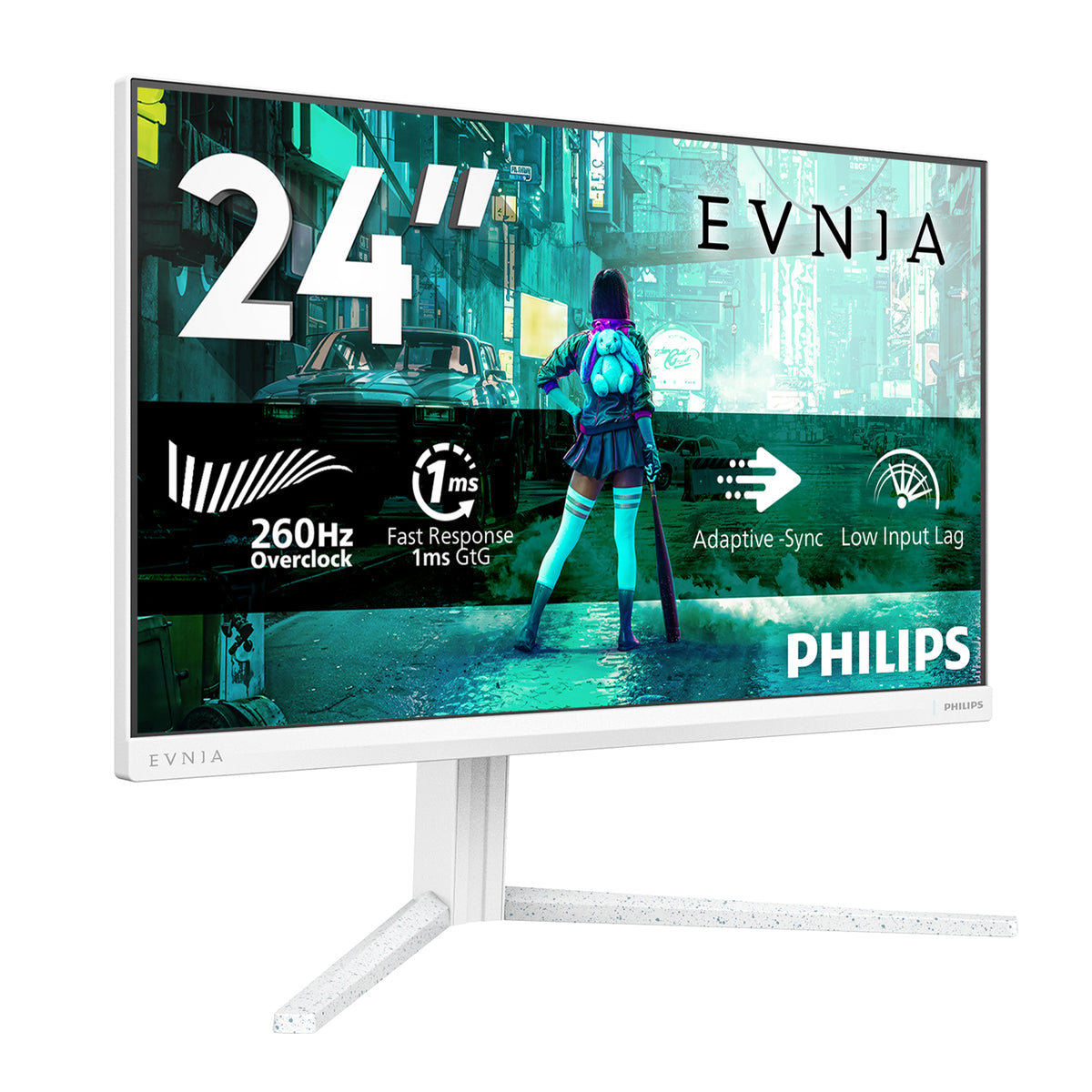 Philips Evnia 3000 24M2N3201P/00 Computerbildschirm 60,5 cm (23.8") 1920 x 1080 Pixel Full HD LCD Weiß