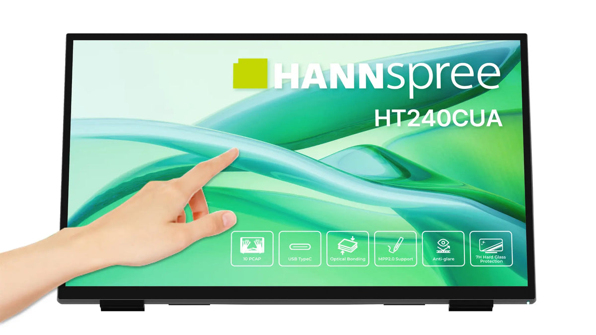 Hannspree HT240CUA Computerbildschirm 60,5 cm (23.8") 1920 x 1080 Pixel Full HD LED Touchscreen Schwarz