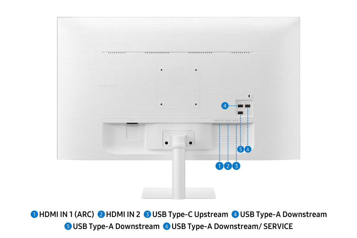 Samsung M7 M70F Computerbildschirm 81,3 cm (32") 3840 x 2160 Pixel 4K Ultra HD LED Weiß