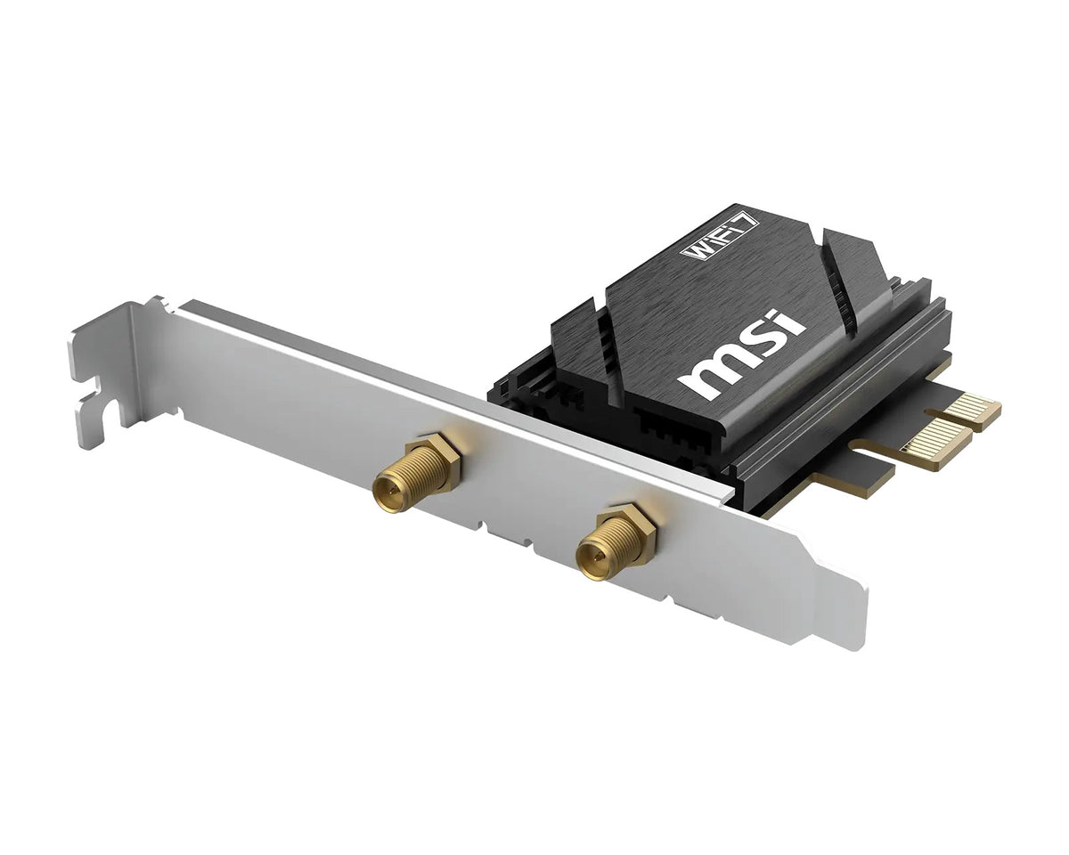 MSI HERALD BE6500 WIFI 7 PCIE CARD Netzwerkkarte Eingebaut