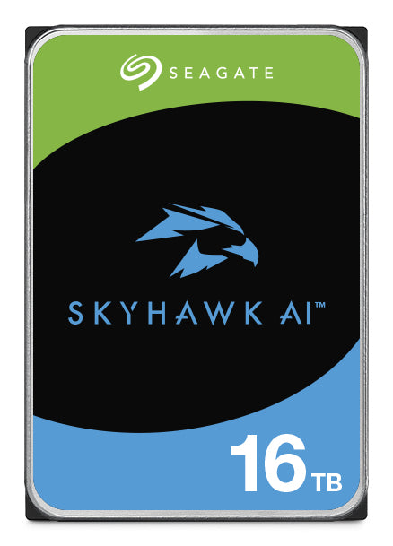 Seagate Surveillance Video Optimized AI Skyhawk 16TB HDD SATA 6Gb/s 512MB cache 3.5inch CMR Helium