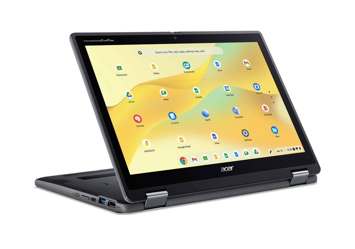 Acer Chromebook R857TN-TCO-C75Y Intel® N N150 31 cm (12.2") Touchscreen WUXGA 8 GB LPDDR5x-SDRAM 64 GB Flash Wi-Fi 6 (802.11ax) ChromeOS Black