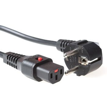 ACT 3.0m Schuko CEE 7/7 - C13, M/F Schwarz 3 m CEE7/7 C13-Koppler