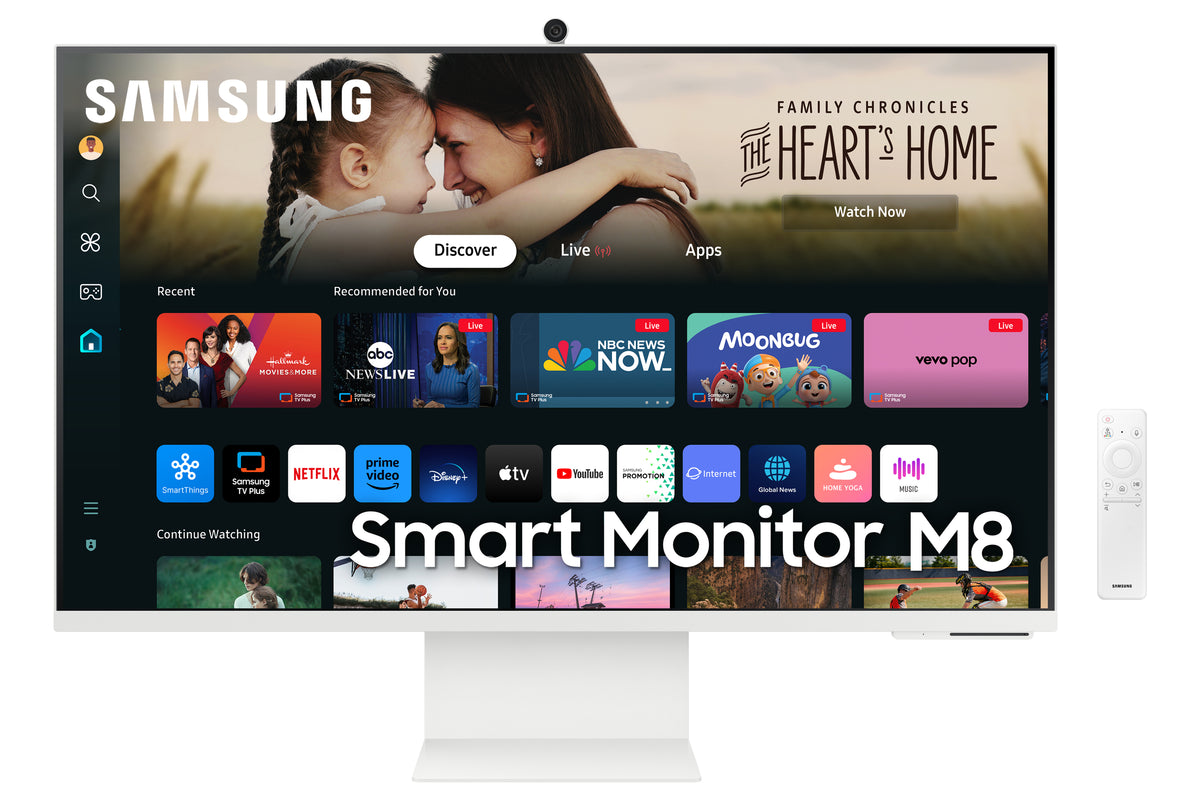 Samsung M80D Computerbildschirm 81,3 cm (32") 3840 x 2160 Pixel 4K Ultra HD LED Weiß