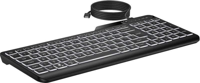 HP 405 Tastatur mit Hintergrundbeleuchtung für mehrere Geräte