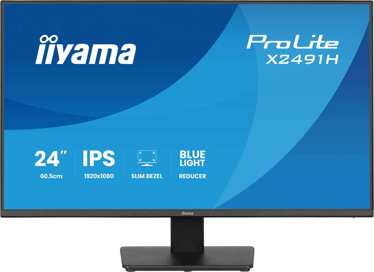 iiyama ProLite X2491H-B1 Computerbildschirm 60,5 cm (23.8") 1920 x 1080 Pixel Full HD LCD Schwarz