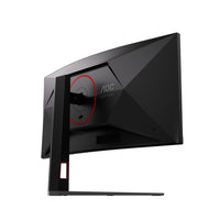 AOC G4 CU34G4CAP Écran d'ordinateur 86,4 cm (34") 3440 x 1440 pixels UltraWide Quad HD LCD Noir, Rouge