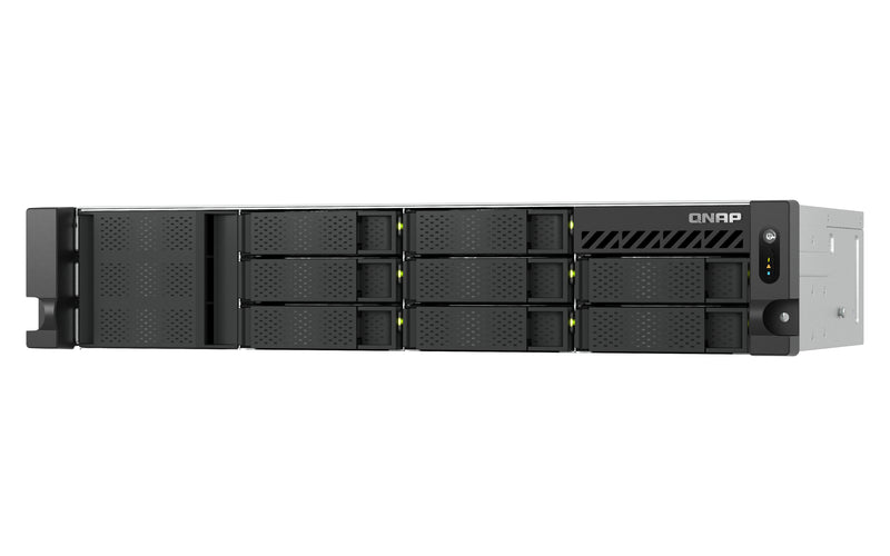 QNAP TS-855EU-RP NAS Rack (2U) Intel Atom® C5125 8 GB DDR4 0 TB QuTS hero Schwarz