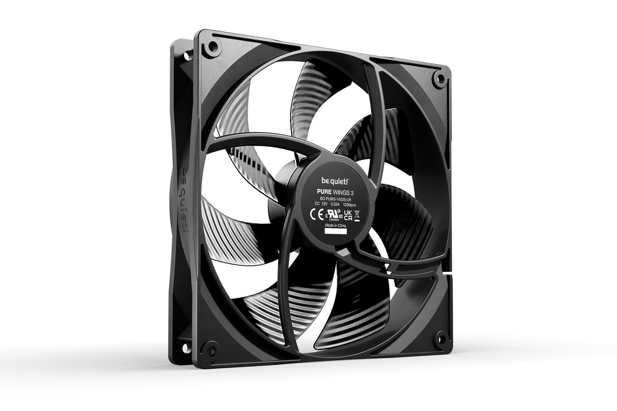be quiet! Pure Wings 3 140mm Computergehäuse Ventilator 14 cm Schwarz 1 Stück(e)