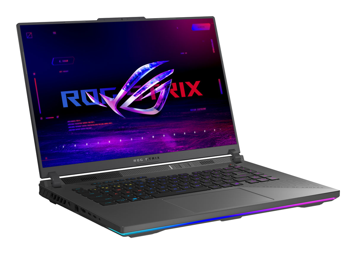 ASUS ROG Strix G16 G614PP-RV031W AMD Ryzen™ 9 8940HX Laptop 40,6 cm (16") WUXGA 16 GB DDR5-SDRAM 1 TB SSD NVIDIA GeForce RTX 5070 Wi-Fi 6E (802.11ax) Windows 11 Home Deutsch Grau