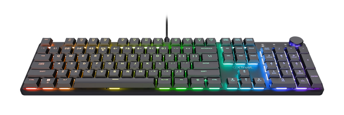 Trust GXT 866 Torix Tastatur Gaming USB QWERTZ Deutsch Schwarz
