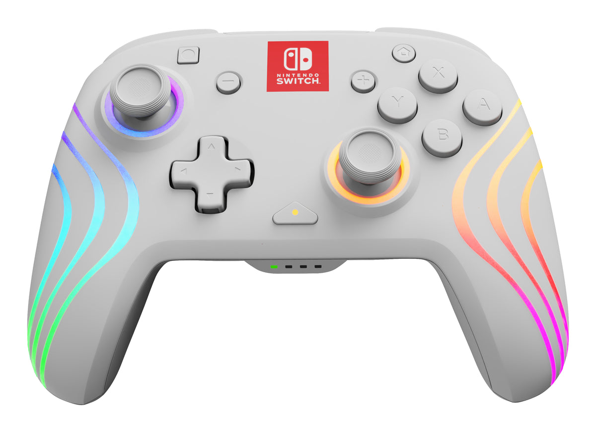 PDP Afterglow Wave Weiß Gamepad Analog / Digital Nintendo Switch, Nintendo Switch OLED