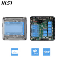 MSI Cubi NUC 1MG-014BEU Mini PC Schwarz 100U Intel SoC