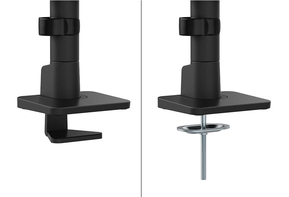 Neomounts DS65S-950BL2 Monitorarm 24-34" - Gasfeder - Topfix - mehrfach verstellbar - 180°-Stopp