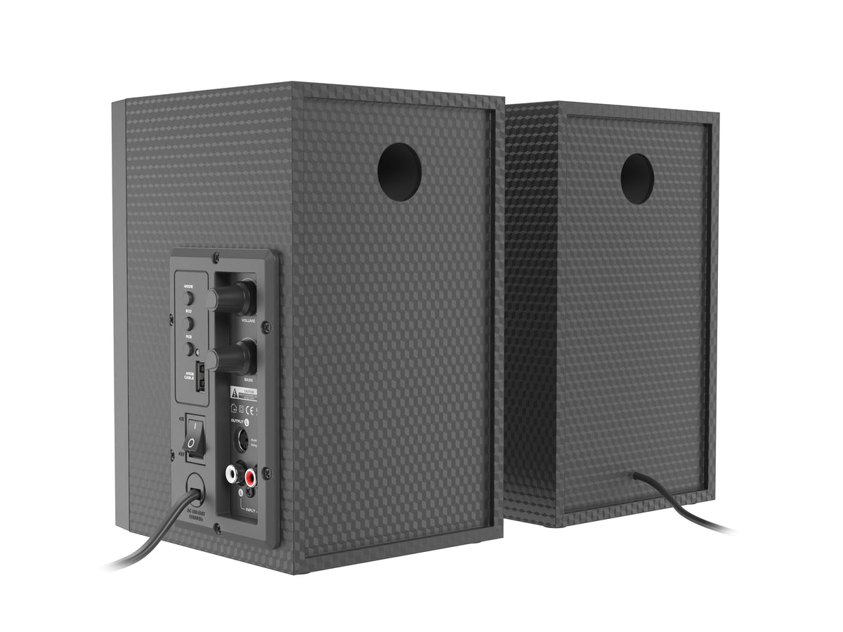 GENESIS Helium 300 BT Lautsprecherset 24 W PC/Laptop Schwarz 2.0 Kanäle 2-Wege Bluetooth