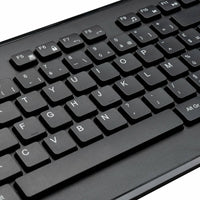 Targus AKM610FR Tastatur Maus enthalten Universal RF Wireless AZERTY Französisch Schwarz