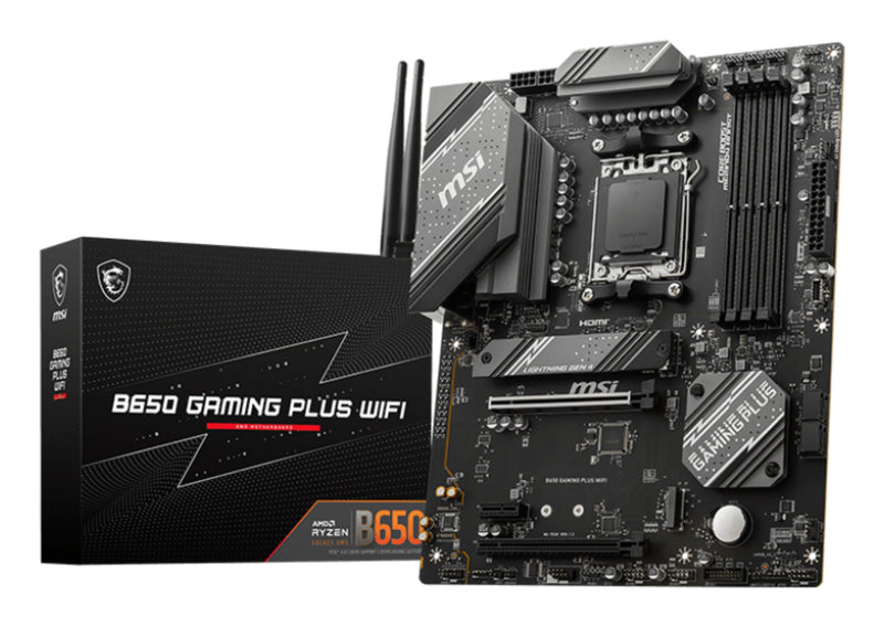 MSI B650 GAMING PLUS WIFI Motherboard AMD B650 Sockel AM5 ATX