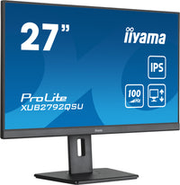 iiyama ProLite XUB2792QSU-B6 Computerbildschirm 68,6 cm (27") 2560 x 1440 Pixel Quad HD LED Schwarz