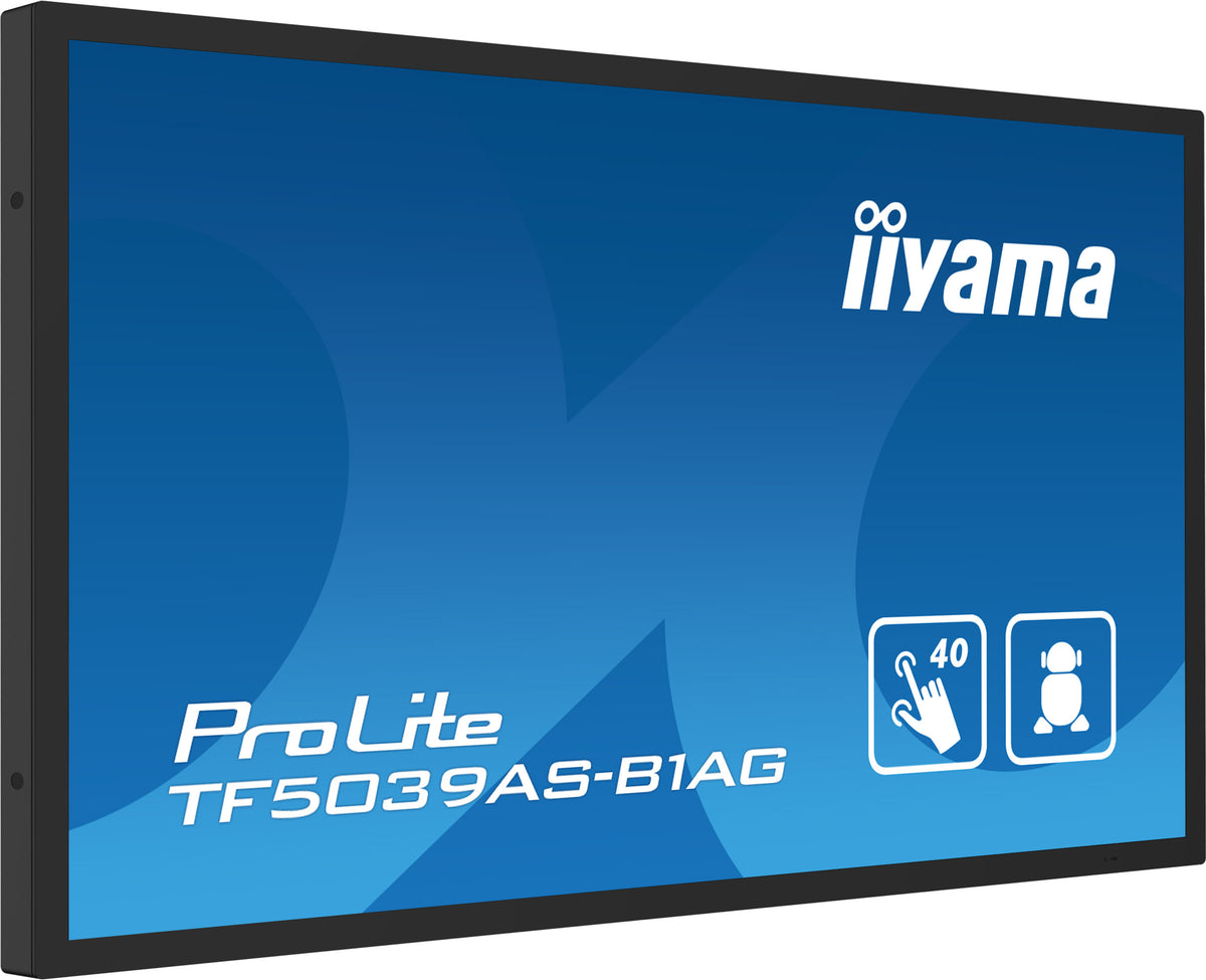 iiyama TF5039AS-B1AG Computerbildschirm 125,7 cm (49.5") 3840 x 2160 Pixel 4K Ultra HD LED Touchscreen Schwarz