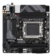 GIGABYTE B650I AX Mainboard - AMD Ryzen 9000er-Serie, 5+2+1 Phasen VRM, bis zu 6400 MHz DDR5 (OC), 1xPCIe 4.0 M.2, 2,5 GbE LAN, WIFI 6E, USB 3.2 Gen 2