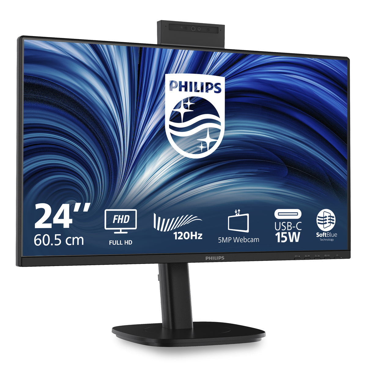 Philips 3000 series 24B2N3200JH/00 Computerbildschirm 60,5 cm (23.8") 1920 x 1080 Pixel Full HD LCD Schwarz