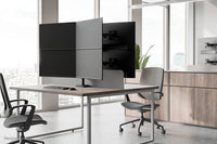 Neomounts DS60-600BL2-2 Quadruple-Monitorarm für vier Bildschirme 10-32"