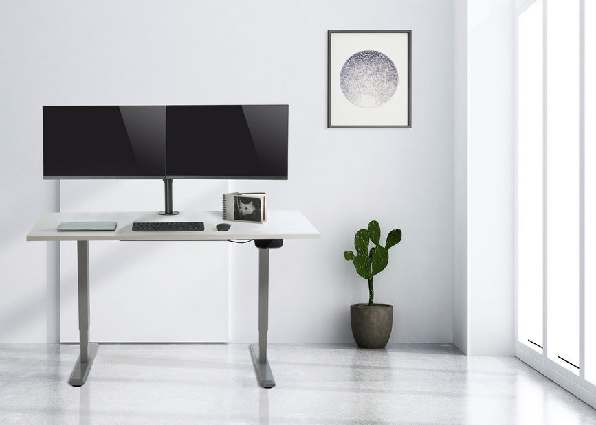 Equip 13"-27" Bewegliche Dual Monitor/LCD-Tischhalterung