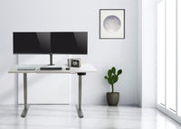 Equip 13"-27" Bewegliche Dual Monitor/LCD-Tischhalterung
